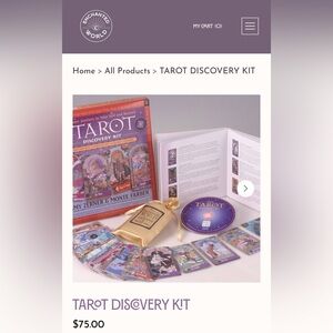 EUC The Enchanted World Tarot Zerner & Farber 78 Card Deck & Guide Book